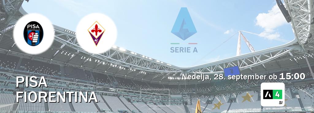 Ne zamudi prenosa tekme Pisa - Fiorentina v živo na Arena Sport 4. Ne zamudi prenosa tekme Pisa - Fiorentina v živo na Arena Sport 4.