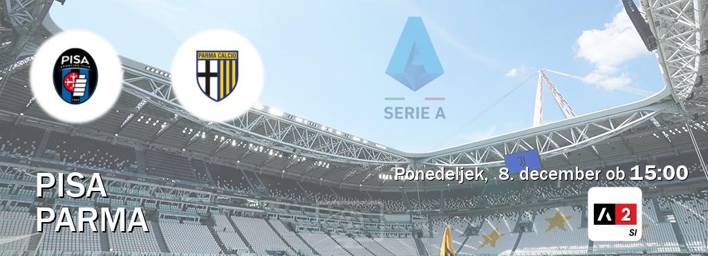 Pisa in Parma v živo na Arena Sport 2. Prenos tekme bo v ponedeljek, 8. december ob 15:00 Pisa in Parma v živo na Arena Sport 2. Prenos tekme bo v ponedeljek, 8. december ob 15:00