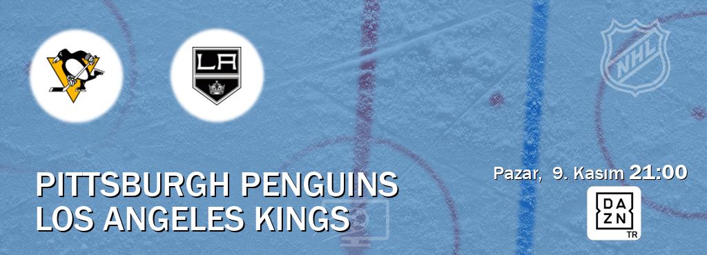 Karşılaşma Pittsburgh Penguins - Los Angeles Kings DAZN'den canlı yayınlanacak (Pazar, 9. Kasım 21:00). Karşılaşma Pittsburgh Penguins - Los Angeles Kings DAZN'den canlı yayınlanacak (Pazar, 9. Kasım 21:00).
