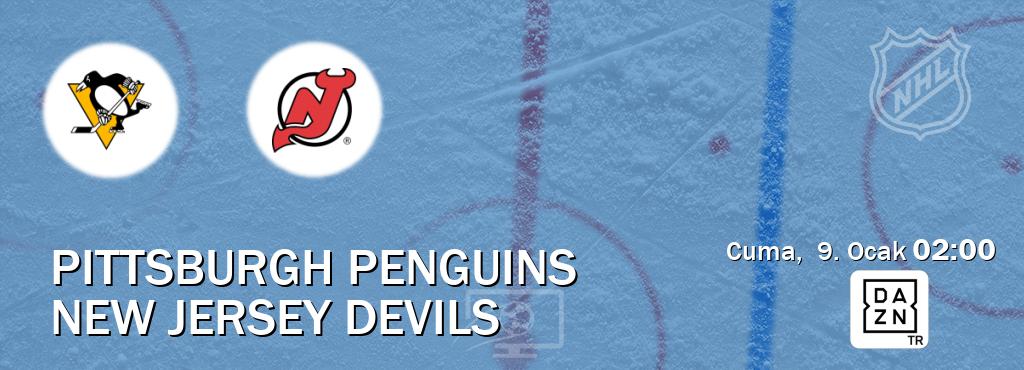 Karşılaşma Pittsburgh Penguins - New Jersey Devils DAZN'den canlı yayınlanacak (Cuma,  9. Ocak  02:00).