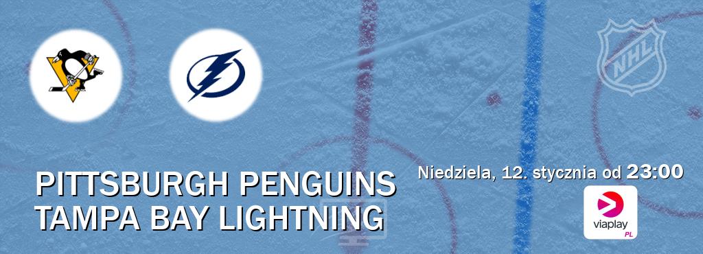 Gra między Pittsburgh Penguins i Tampa Bay Lightning transmisja na żywo w Viaplay Polska (niedziela, 12. stycznia od  23:00).