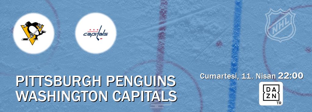 Karşılaşma Pittsburgh Penguins - Washington Capitals DAZN'den canlı yayınlanacak (Cumartesi, 11. Nisan  22:00).
