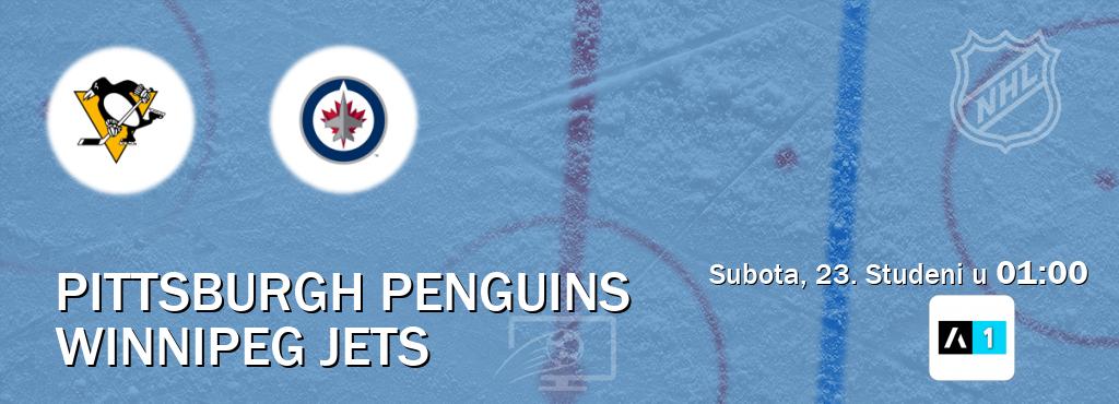 Izravni prijenos utakmice Pittsburgh Penguins i Winnipeg Jets pratite uživo na Arena Sport 1 (Subota, 23. Studeni u  01:00).