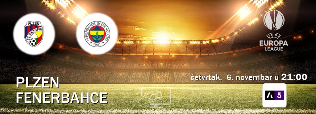 Izravni prijenos utakmice Plzen i Fenerbahce pratite uživo na Arena Sport 5 (četvrtak, 6. novembar u 21:00). Izravni prijenos utakmice Plzen i Fenerbahce pratite uživo na Arena Sport 5 (četvrtak, 6. novembar u 21:00).