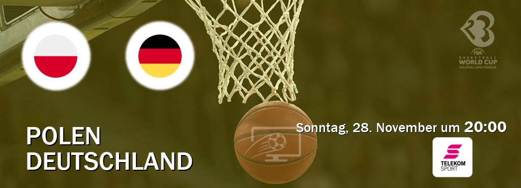 Das Spiel zwischen Polen und Deutschland wird am Sonntag, 28. November um  20:00, live vom Magenta Sport übertragen.