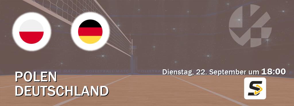 Das Spiel zwischen Polen und Deutschland wird am Dienstag, 22. September um 18:00, live vom SPORTEUROPE.TV übertragen. Das Spiel zwischen Polen und Deutschland wird am Dienstag, 22. September um 18:00, live vom SPORTEUROPE.TV übertragen.