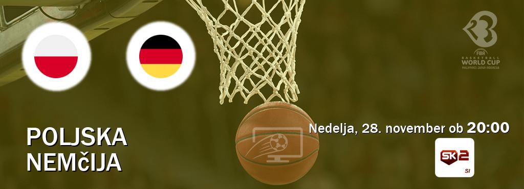 Poljska in Nemčija v živo na Sportklub 2. Prenos tekme bo v nedelja, 28. november ob  20:00