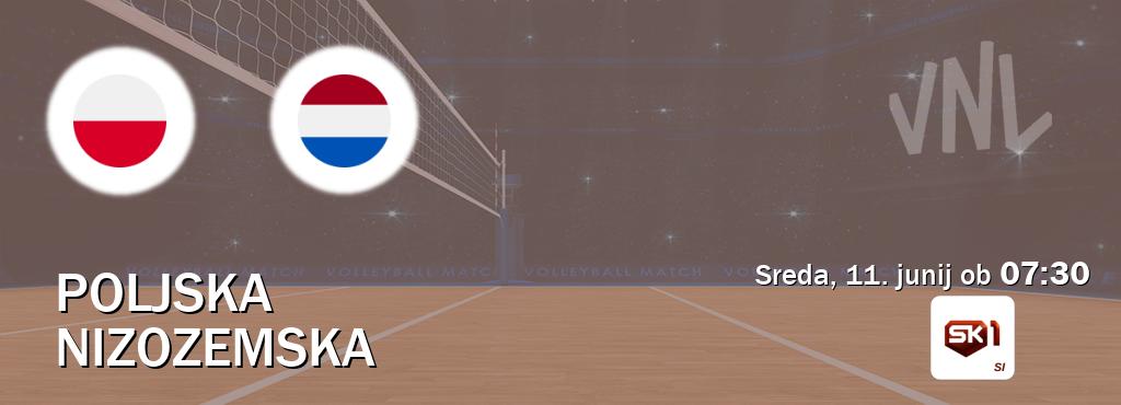 Prenos tekme med Poljska in Nizozemska v živo na Sportklub 1 (sreda, 11. junij ob  07:30 uri).