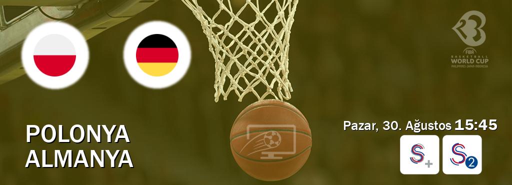 Karşılaşma Polonya - Almanya S Sport + ve S Sport 2'den canlı yayınlanacak (Pazar, 30. Ağustos 15:45). Karşılaşma Polonya - Almanya S Sport + ve S Sport 2'den canlı yayınlanacak (Pazar, 30. Ağustos 15:45).