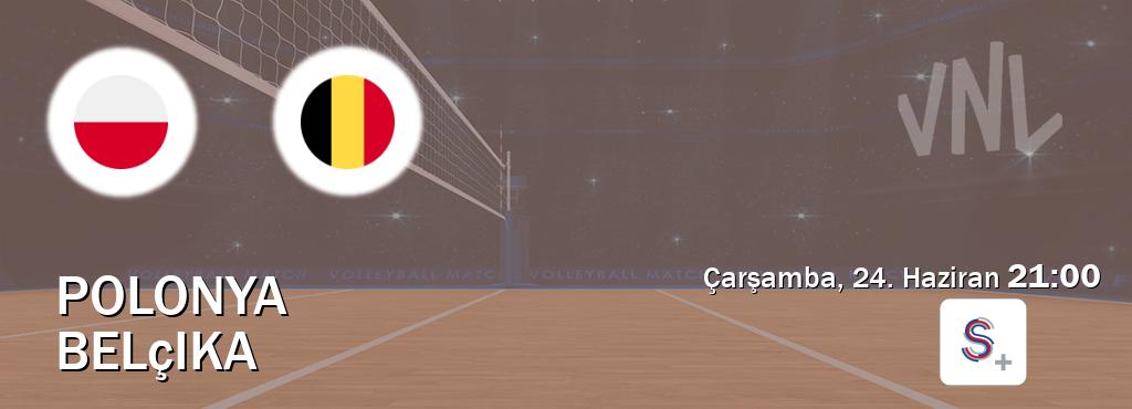 Karşılaşma Polonya - Belçika S Sport +'den canlı yayınlanacak (Çarşamba, 24. Haziran  21:00).