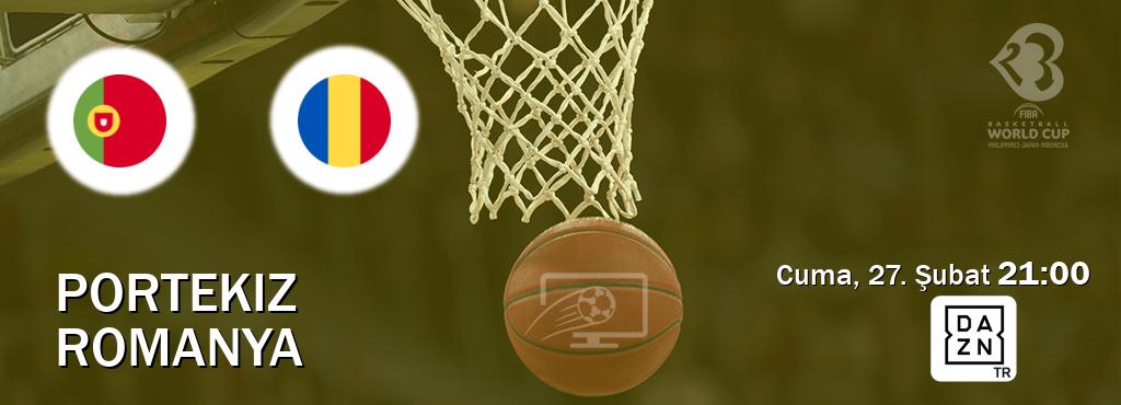 Karşılaşma Portekiz - Romanya DAZN'den canlı yayınlanacak (Cuma, 27. Şubat  21:00).