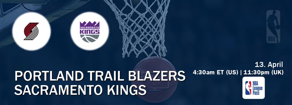 You can watch game live between Portland Trail Blazers and Sacramento Kings on NBA League Pass.