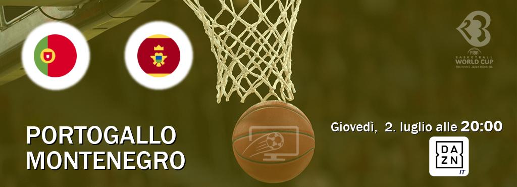 Il match Portogallo - Montenegro sarà trasmesso in diretta TV su DAZN Italia (ore 20:00)