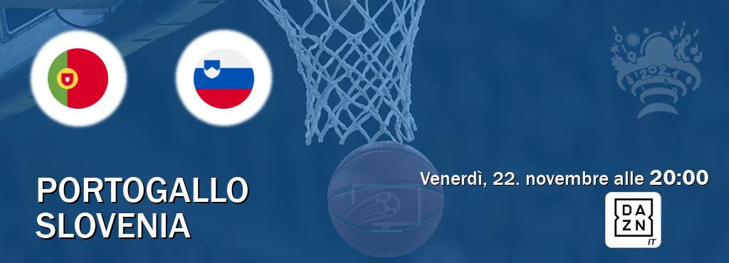 Il match Portogallo - Slovenia sarà trasmesso in diretta TV su DAZN Italia (ore 20:00)