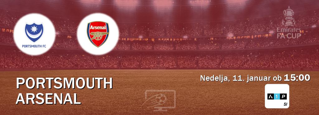 Portsmouth in Arsenal v živo na Arena Sport Premium. Prenos tekme bo v nedelja, 11. januar ob  15:00