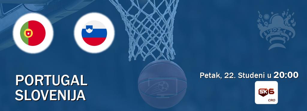 Izravni prijenos utakmice Portugal i Slovenija pratite uživo na Sportklub 6 (Petak, 22. Studeni u  20:00).