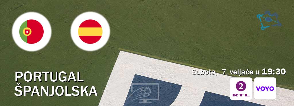 Izravni prijenos utakmice Portugal i Španjolska pratite uživo na RTL2 i Voyo (subota,  7. veljače u  19:30).