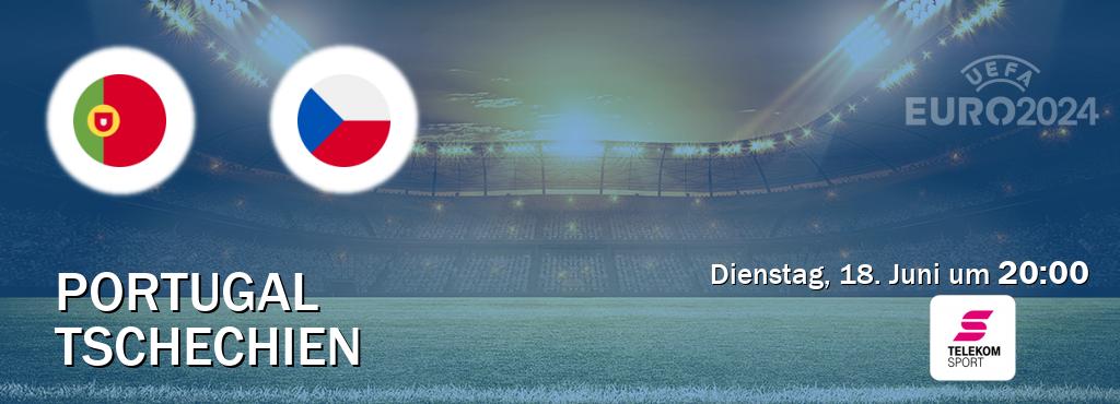 Das Spiel zwischen Portugal und Tschechien wird am Dienstag, 18. Juni um  20:00, live vom Magenta Sport übertragen.