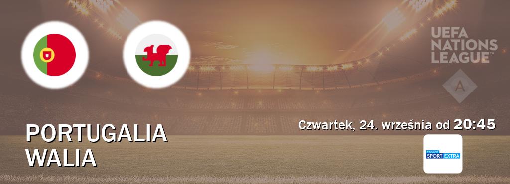 Gra między Portugalia i Walia transmisja na żywo w Polsat Sport Extra (czwartek, 24. września od  20:45).