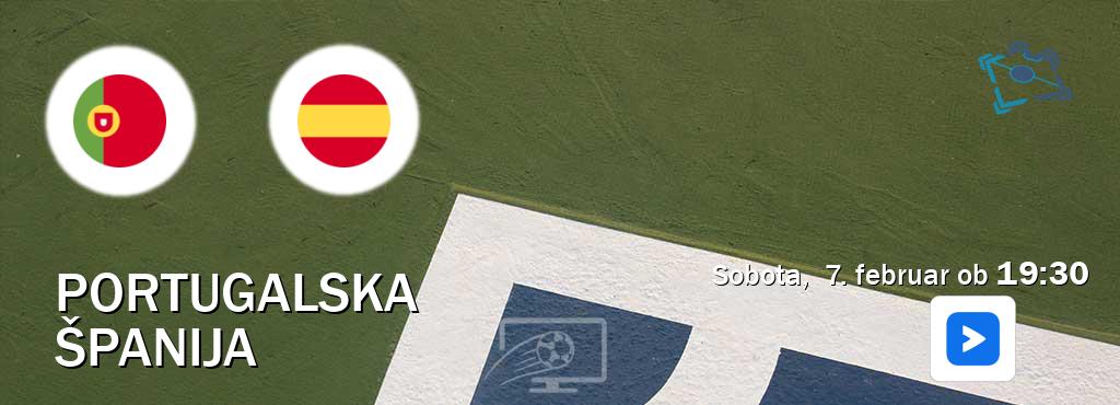 Prenos tekme med Portugalska in Španija v živo na Voyo (sobota,  7. februar ob  19:30 uri).