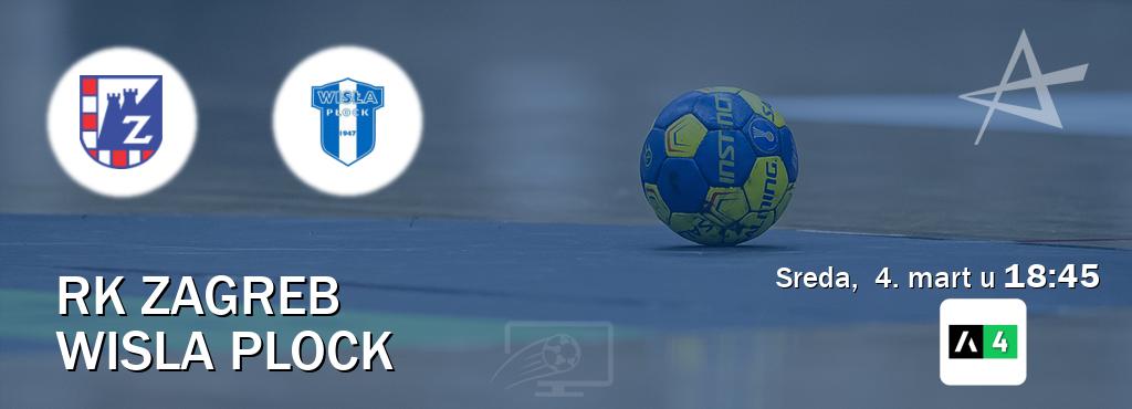 Izravni prijenos utakmice RK Zagreb i Wisla Plock pratite uživo na Arena Sport 4 (sreda,  4. mart u  18:45).