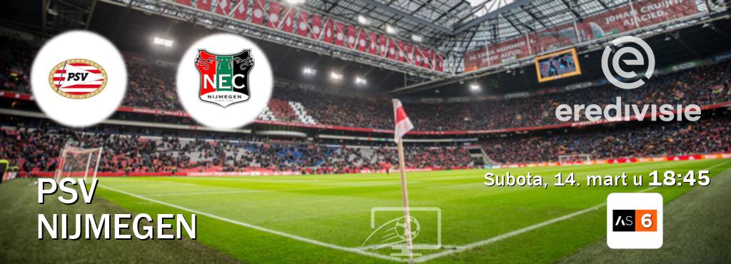 Izravni prijenos utakmice PSV i Nijmegen pratite uživo na Arena Sport 6 (subota, 14. mart u  18:45).