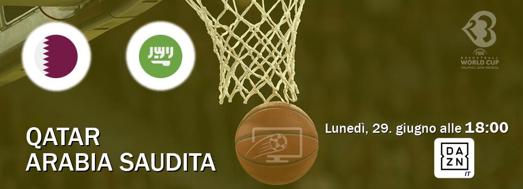 Il match Qatar - Arabia Saudita sarà trasmesso in diretta TV su DAZN Italia (ore 18:00)