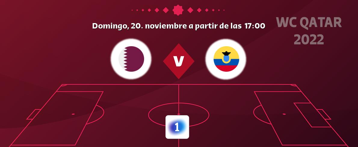 El partido entre Qatar y Ecuador será retransmitido por LA 1 (domingo, 20. noviembre a partir de las  17:00).