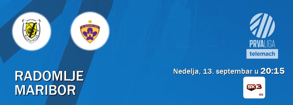 Izravni prijenos utakmice Radomlje i Maribor pratite uživo na Sportklub 3 (nedelja, 13. septembar u  20:15).
