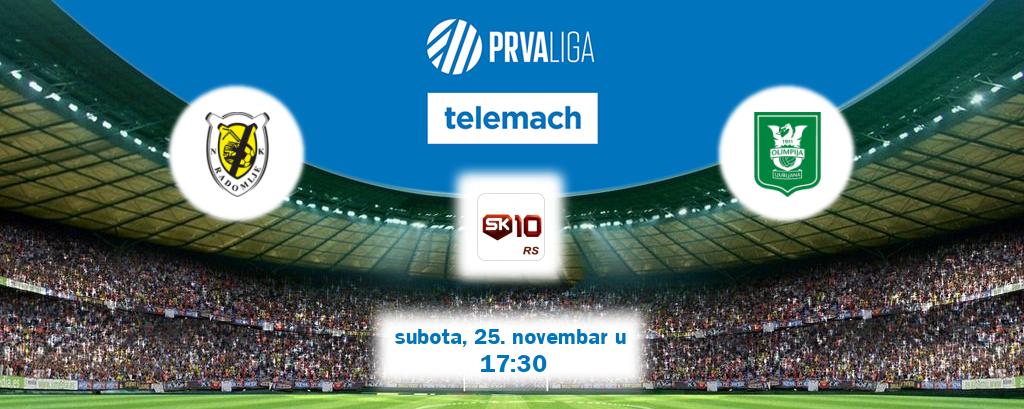 Izravni prijenos utakmice Radomlje i Olimpija Ljubljana pratite uživo na Sportklub 10 (subota, 25. novembar u  17:30).