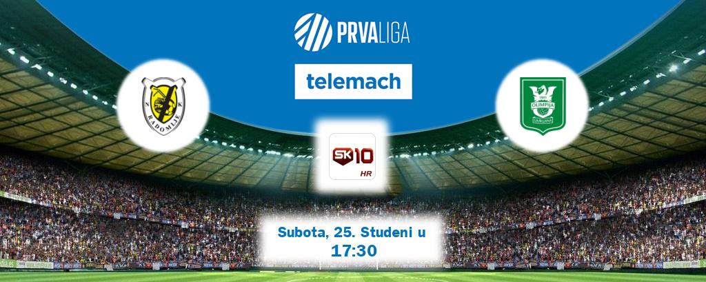 Izravni prijenos utakmice Radomlje i Olimpija Ljubljana pratite uživo na Sportklub 10 (Subota, 25. Studeni u  17:30).