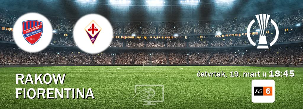 Izravni prijenos utakmice Rakow i Fiorentina pratite uživo na Arena Sport 6 (četvrtak, 19. mart u  18:45).