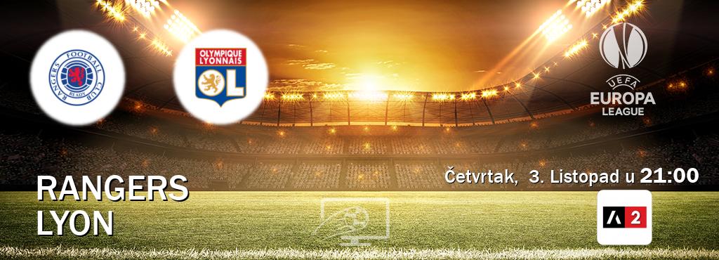 Izravni prijenos utakmice Rangers i Lyon pratite uživo na Arena Sport 2 (Četvrtak,  3. Listopad u  21:00).