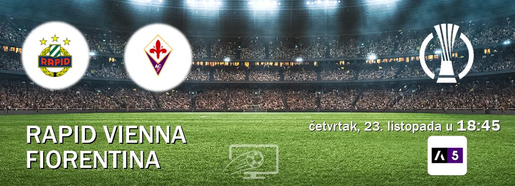 Izravni prijenos utakmice Rapid Vienna i Fiorentina pratite uživo na Arena Sport 5 (četvrtak, 23. listopada u 18:45). Izravni prijenos utakmice Rapid Vienna i Fiorentina pratite uživo na Arena Sport 5 (četvrtak, 23. listopada u 18:45).