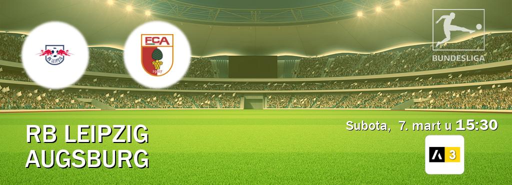 Izravni prijenos utakmice RB Leipzig i Augsburg pratite uživo na Arena Sport 3 (subota,  7. mart u  15:30).