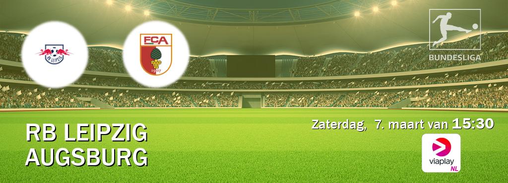 Wedstrijd tussen RB Leipzig en Augsburg live op tv bij Viaplay Nederland (zaterdag, 7. maart van 15:30). Wedstrijd tussen RB Leipzig en Augsburg live op tv bij Viaplay Nederland (zaterdag, 7. maart van 15:30).