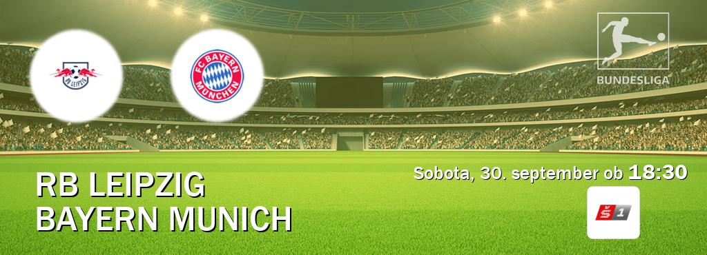 Prenos tekme med RB Leipzig in Bayern Munich v živo na Sport TV 1 (sobota, 30. september ob  18:30 uri).
