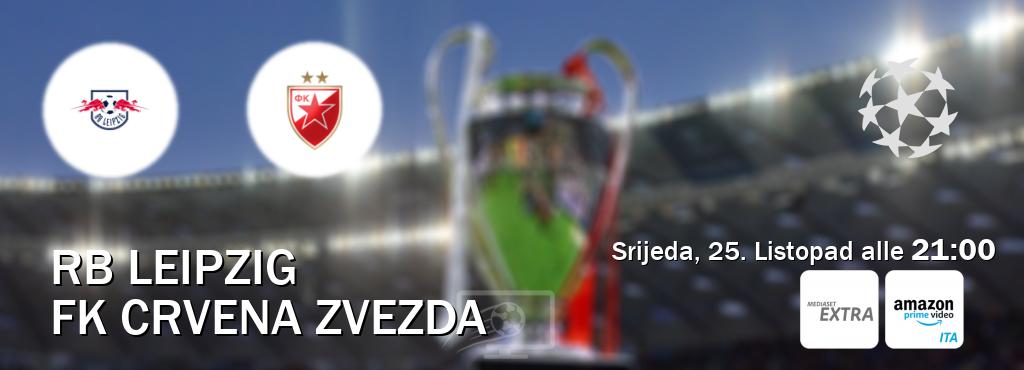 Il match RB Leipzig - FK Crvena zvezda sarà trasmesso in diretta TV su Mediaset Extra e Mediaset Infinity (ore 21:00)
