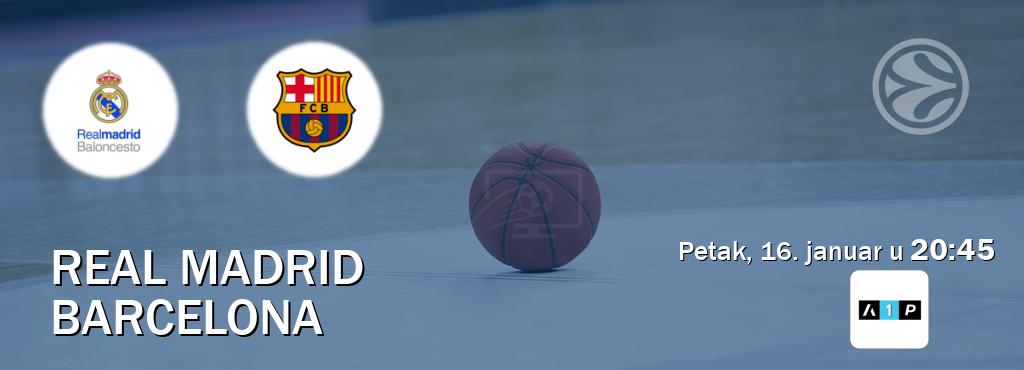 Izravni prijenos utakmice Real Madrid i Barcelona pratite uživo na Arena Premium 1 (petak, 16. januar u  20:45).