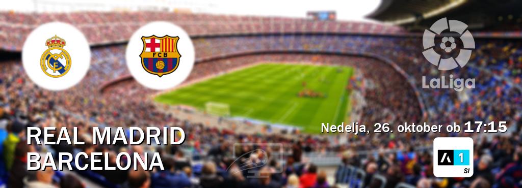 Real Madrid in Barcelona v živo na Arena Sport 1. Prenos tekme bo v nedelja, 26. oktober ob  17:15