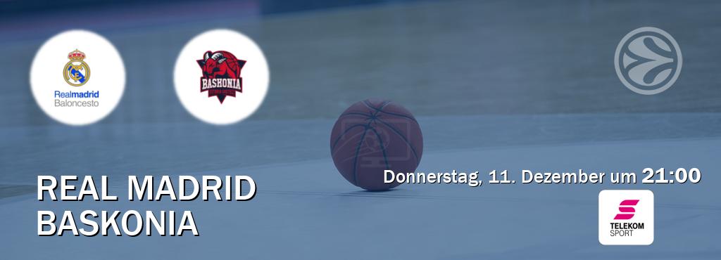 Das Spiel zwischen Real Madrid und Baskonia wird am Donnerstag, 11. Dezember um  21:00, live vom Magenta Sport übertragen.