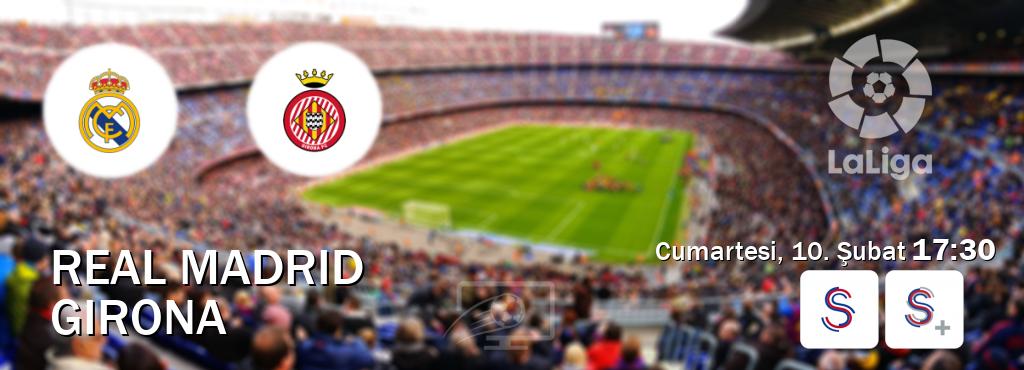 Karşılaşma Real Madrid - Girona S Sport ve S Sport +'den canlı yayınlanacak (Cumartesi, 10. Şubat  17:30).