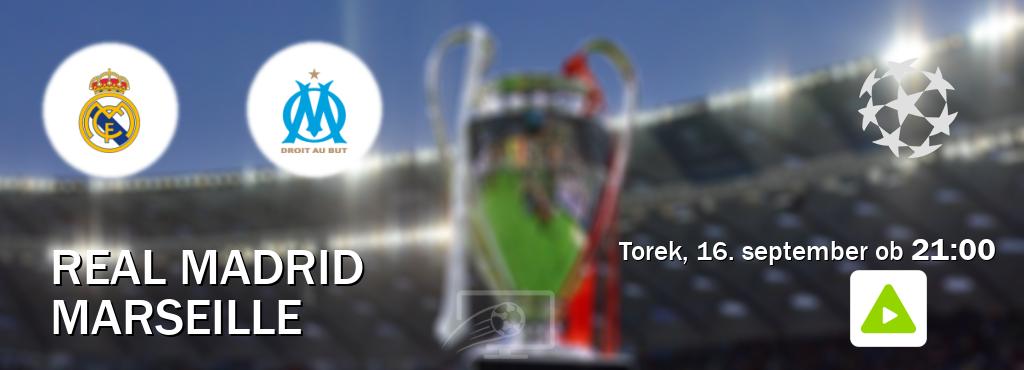 Ne zamudi prenosa tekme Real Madrid - Marseille v živo na Kanal A. Ne zamudi prenosa tekme Real Madrid - Marseille v živo na Kanal A.