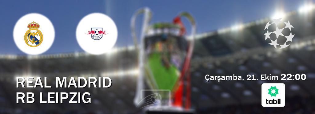 Karşılaşma Real Madrid - RB Leipzig Tabii'den canlı yayınlanacak (Çarşamba, 21. Ekim 22:00). Karşılaşma Real Madrid - RB Leipzig Tabii'den canlı yayınlanacak (Çarşamba, 21. Ekim 22:00).