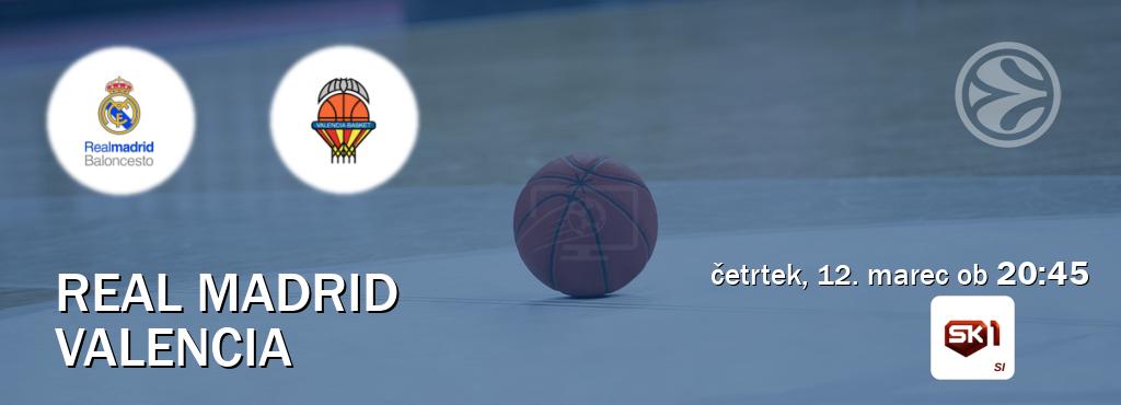 Real Madrid in Valencia v živo na Sportklub 1. Prenos tekme bo v četrtek, 12. marec ob  20:45