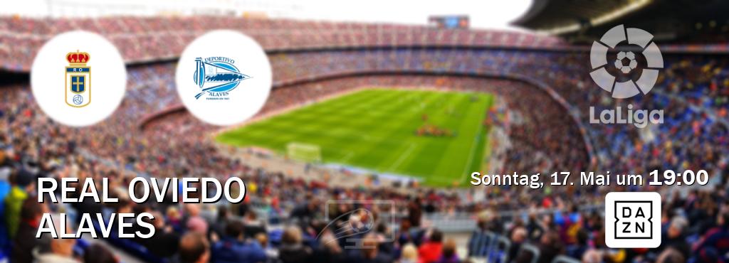 Das Spiel zwischen Real Oviedo und Alaves wird am Sonntag, 17. Mai um 19:00, live vom DAZN übertragen. Das Spiel zwischen Real Oviedo und Alaves wird am Sonntag, 17. Mai um 19:00, live vom DAZN übertragen.
