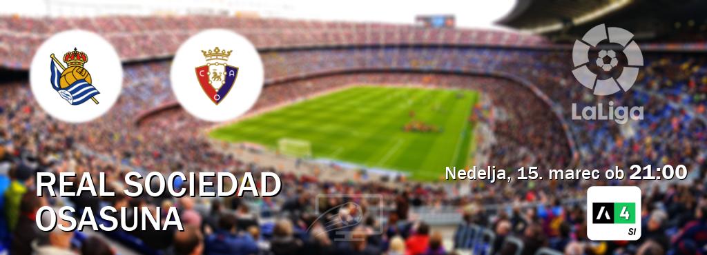 Real Sociedad in Osasuna v živo na Arena Sport 4. Prenos tekme bo v nedelja, 15. marec ob  21:00