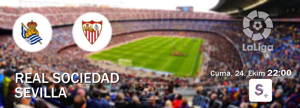 Karşılaşma Real Sociedad - Sevilla S Sport +'den canlı yayınlanacak (Cuma, 24. Ekim 22:00). Karşılaşma Real Sociedad - Sevilla S Sport +'den canlı yayınlanacak (Cuma, 24. Ekim 22:00).