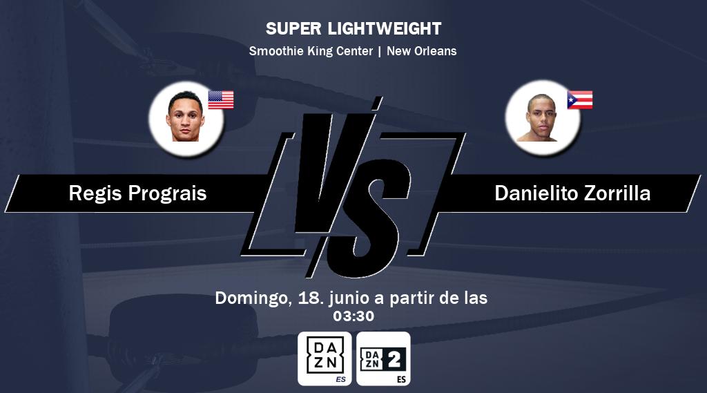 Regis Prograis vs Danielito Zorrilla se podrá ver en vivo por DAZN España y DAZN 2.