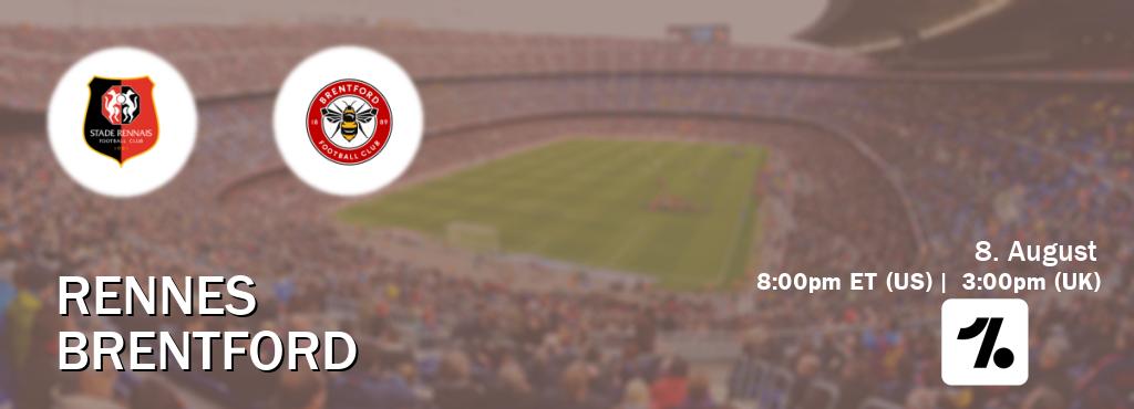 You can watch game live between Rennes and Brentford on OneFootball.